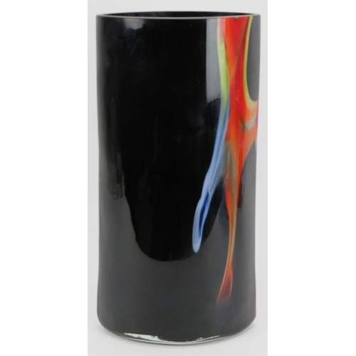 62 - A large abstract glass vase, late 20th century. Stylistically similar to works by the Murano glass d... 