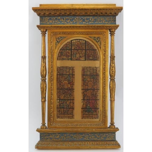 80 - A Florentine Neoclassical gilt frame by A Signorini, circa 1920s/30s. Label verso. 55.8 cm height, 3... 