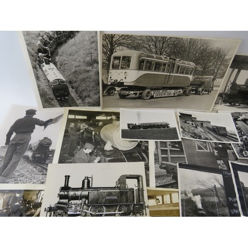 271 - A collection of 24 original press photos mainly of the Romney Hythe & Dymchurch Light Railway. 1940s... 