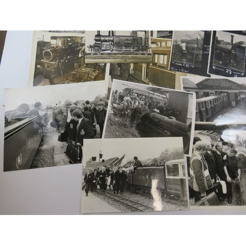 271 - A collection of 24 original press photos mainly of the Romney Hythe & Dymchurch Light Railway. 1940s... 