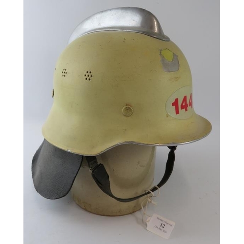 12 - A 1980s West German Berlin (144) Fire Service helmet