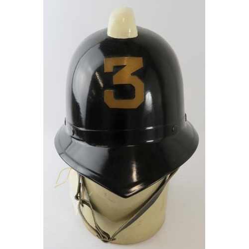 42 - A 1980s Chilean Santiago Fire Service fire helmet