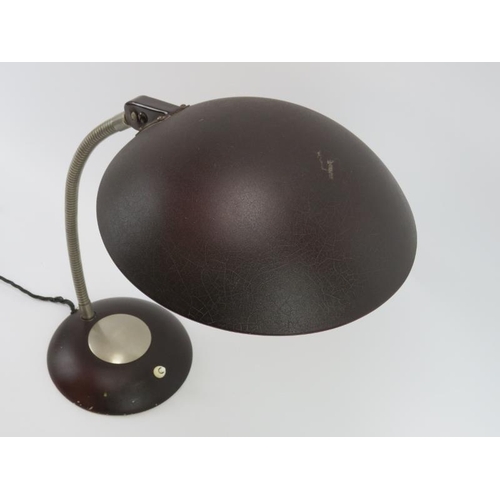 108 - Bauhaus school: A vintage Erpe desktop table lamp, mid 20th century. With multidirectional adjustabl... 