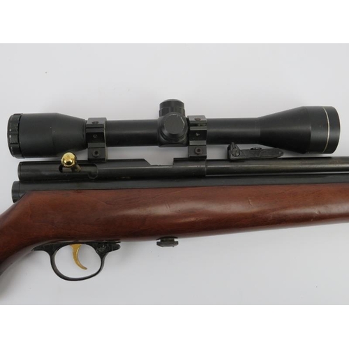 123 - An SMK QB78DL 5.5mm .22 calibre air rifle. Fitted with CO2 reservoir below the barrel and SMK 4X40 t... 