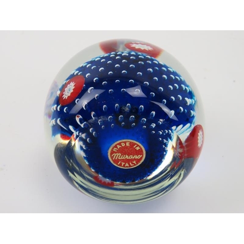 139 - A collection of British and European paperweight. Makers include Italian Murano, Scottish Moncrieff ... 