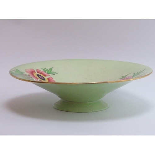 221 - A large Carlton Ware Anemone pattern bowl. 31.8 cm diameter. Condition report: Light surface wear an... 