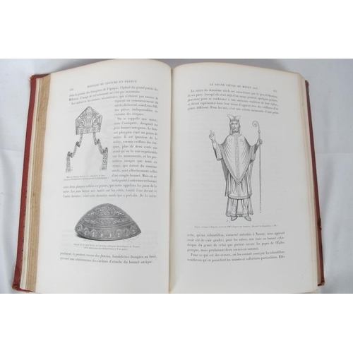 261 - French fashion interest: XVII Siecle Institutions Usages et Costumes, Paul Lacroix 1880; Histoire du... 