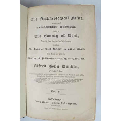 275 - Kent topographical interest: Beauties of England Vol 8, 1807;  The Kentish Tourist 1822; Kent Archae... 