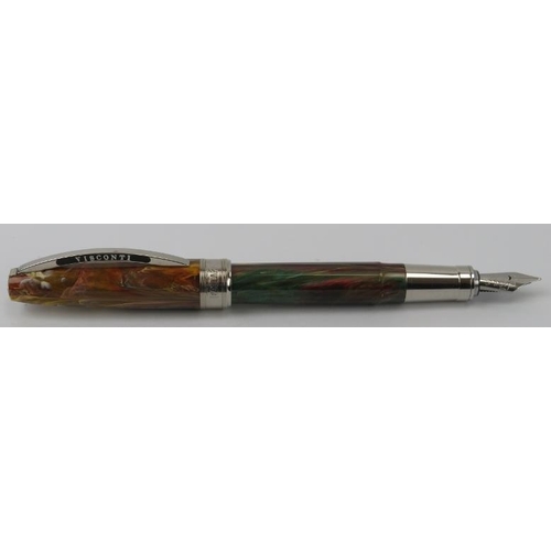 41 - An Italian Visconti ‘Pollard Willows’ Van Gogh Collection fountain pen. With a Visconti ink converte... 