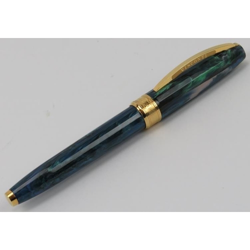 43 - An Italian Visconti ‘Wheatfield With Crows’ Van Gogh Collection fountain pen and ink bottle. With a ... 