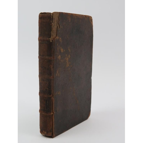 27 - Book: The Life of Alexander the Great by Quintus Curtius Rufus, dated 1690. Leather bound. Printed b... 