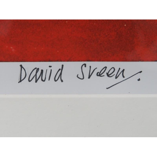 36 - Film Memorabilia: David Steen - A signed photograph of Sophia Loren and a photograph of Britt Ekland... 