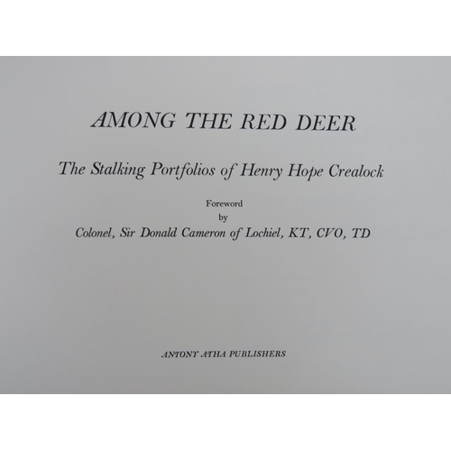 100 - Four hardback bound deer stalking books, 20th century. Comprising ‘Deer-stalking in the Highlands of... 