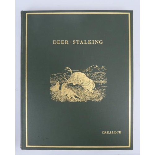 100 - Four hardback bound deer stalking books, 20th century. Comprising ‘Deer-stalking in the Highlands of... 