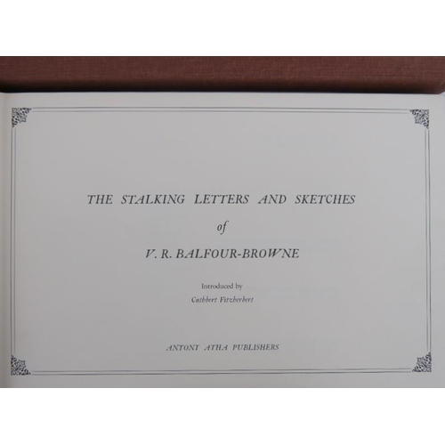 100 - Four hardback bound deer stalking books, 20th century. Comprising ‘Deer-stalking in the Highlands of... 