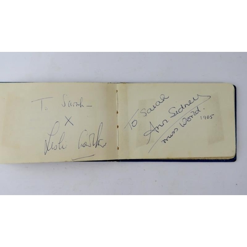 104 - The Beatles: Autographs.
A full set of Beatles autographs (1965) contained in a 1960s schoolgirl's a... 