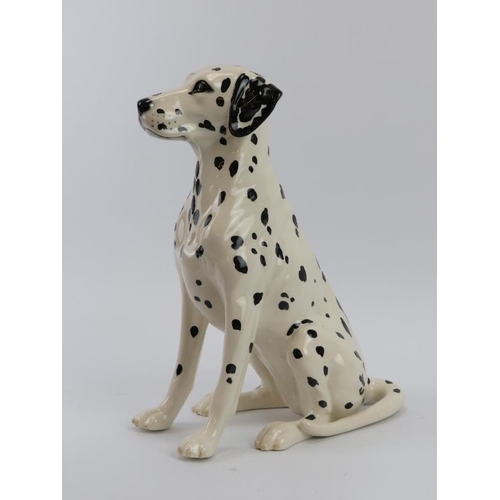 13 - A large Beswick ceramic Dalmatian and two Spaniel dog figurines. Factory marks present. (3 items) Da... 