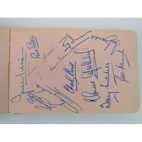 86 - Sporting memorabilia: An autograph album containing signatures of British football players and celeb... 