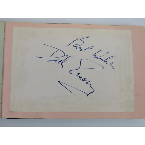 86 - Sporting memorabilia: An autograph album containing signatures of British football players and celeb... 