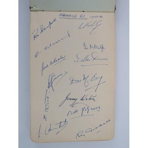 86 - Sporting memorabilia: An autograph album containing signatures of British football players and celeb... 