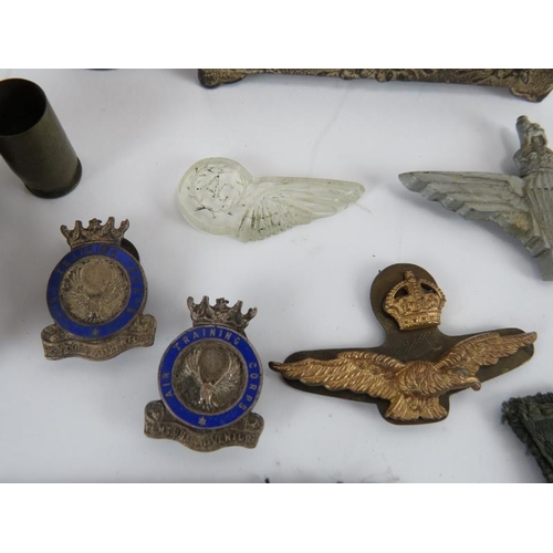 97 - A group of British and German WWII RAF related memorabilia and other wartime items including various... 