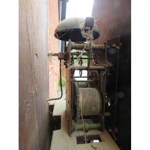 821 - A Georgian mahogany and oak cased 8-day striking longcase clock by William Hewson of Lincoln, the ho... 