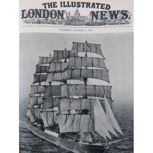 138 - Vintage magazines: The Illustrated London News compiled two volumes. Dated Jan-Jun 1948 and July-Dec... 