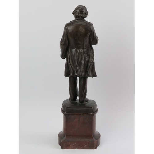 159 - A late Victorian bronze statue of John Bright by Sir William Hamo Thornycroft RA, dated 1891. Signed... 