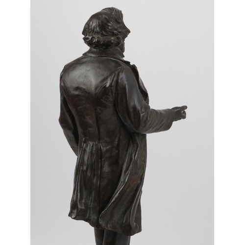 159 - A late Victorian bronze statue of John Bright by Sir William Hamo Thornycroft RA, dated 1891. Signed... 