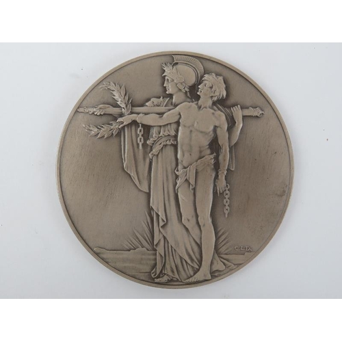 200 - A rare British white metal medallion commemorating the unveiling of the Cenotaph in Whitehall. Obver... 