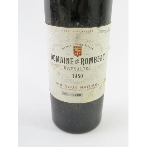 304 - One bottle of Taylor's 1975 vintage port, 70cl, and one bottle of Domaine de Rombeau Rivesaltes 1950... 