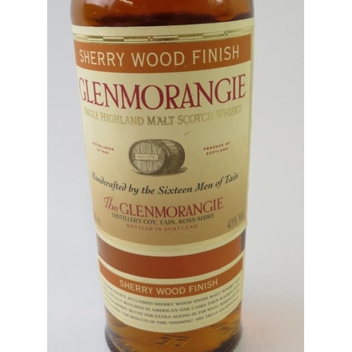 346 - One bottle of Glenmorangie Sherry Finish single Highland malt Scotch whisky, 70cl, 43% vol, 1990s bo... 