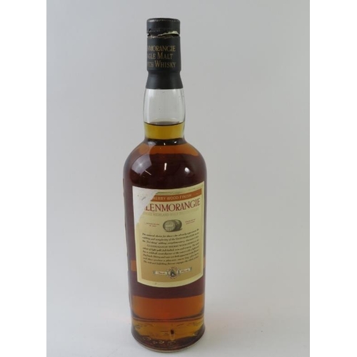 346 - One bottle of Glenmorangie Sherry Finish single Highland malt Scotch whisky, 70cl, 43% vol, 1990s bo... 