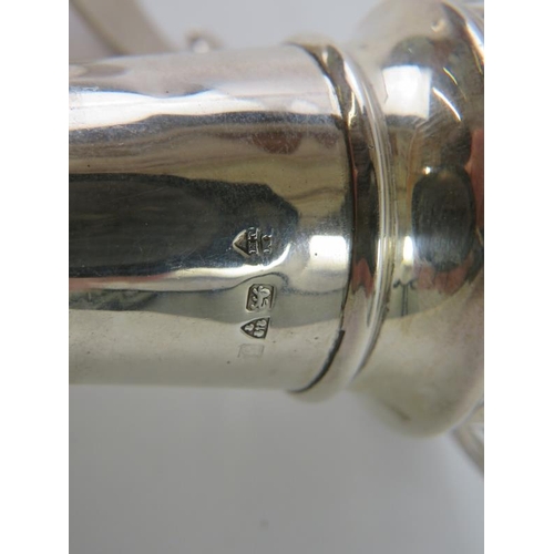 351 - An Edwardian silver car posy holder, possibly from a Rolls Royce. Hallmarked for Chester 1909, maker... 