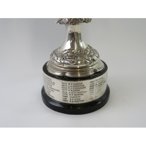 354 - LOCAL INTEREST: An impressive Victorian silver trophy the 'Benenden Trophy' presented by the long di... 