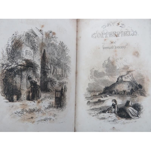 36 - Book: Charles Dickens - 'The Personal History of David Copperfield', 1st Edition. Illustrated engrav... 