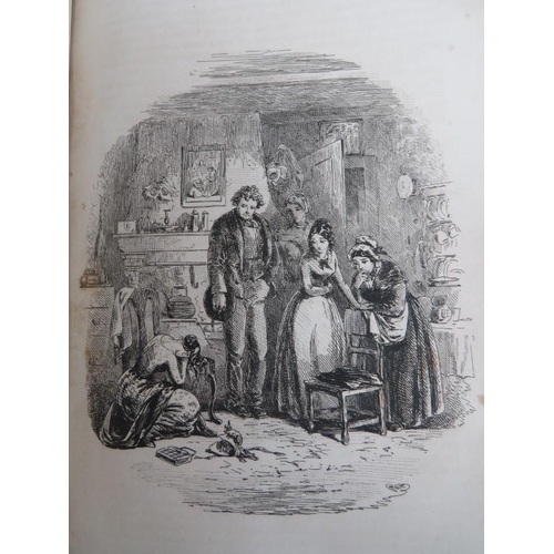 36 - Book: Charles Dickens - 'The Personal History of David Copperfield', 1st Edition. Illustrated engrav... 