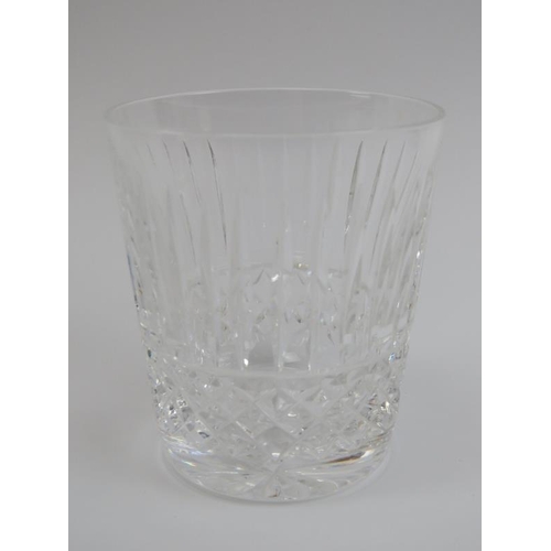 42 - A group of Waterford crystal drinking glasses. Comprising six small whisky glasses, five large whisk... 