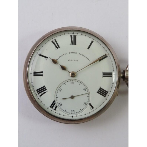 492 - S. Smith & Son: a silver lever pocket watch, Chester 1898, the movement signed S. Smith & Son, 9 Str... 