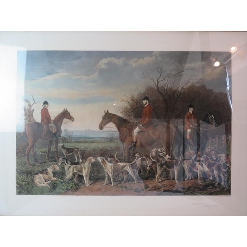 515 - After Thomas Slingsby (1775-1835), artist proof The Ainsty York Hunt, engraved Charles G. Lewis, sig... 