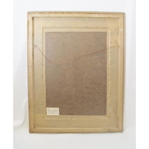 516 - Framed and glazed Kamal print study of an elder with long beard and turban.  Kamal lower right. 55cm... 