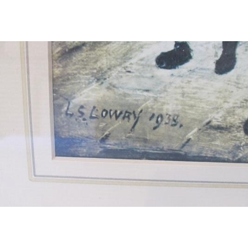 540 - L.S. Lowry framed and glazed print after an original titled A Procession, 1938. 45cm x 61cm.
Conditi... 