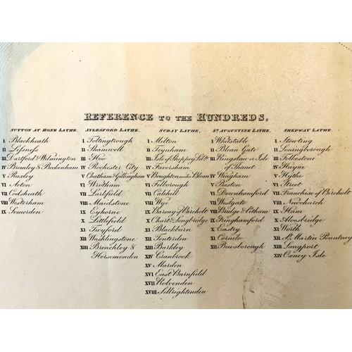 148 - C & J Greenwood - 'Map of the County of Kent from an Actual Survey made in the years 1819 & 1820’. H... 