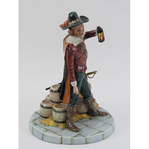 100 - Four Royal Doulton figurines. Comprising ‘Guy Fawkes’, HN 4784, Ltd No: 239/350 with presentation bo... 