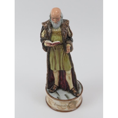 101 - A Royal Doulton limited edition 'Leonardo Da Vinci' Pioneers Collection figurine. HN 4939, Ltd No: 0... 