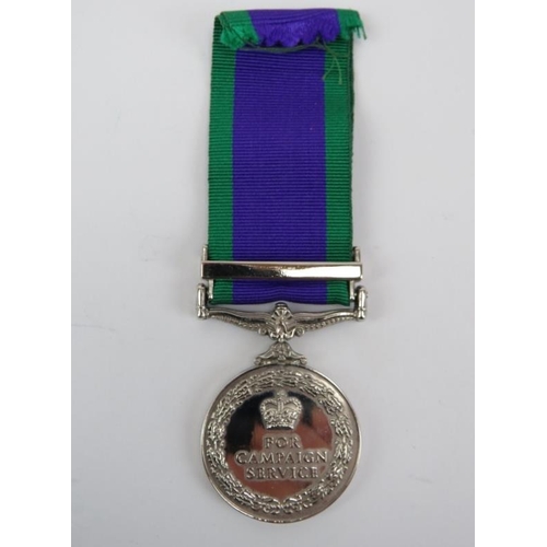 153 - A British ERII Campaign Service Medal with 'Northern Ireland' clasp.
Condition report: Some age rela... 