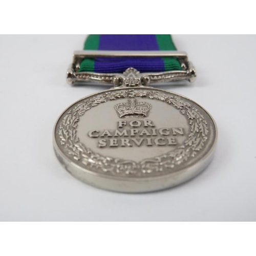 153 - A British ERII Campaign Service Medal with 'Northern Ireland' clasp.
Condition report: Some age rela... 