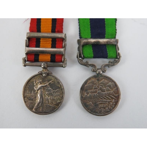 159 - Five miniature British dress medals. Comprising the Queen's South Africa medal with 'South Africa 19... 