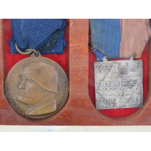 165 - A British Colonial Indian Army Temperance medal, various WWII Italian medals and an Italian 12th Art... 