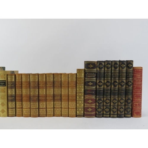 169 - A group of antique books. Notable books include Shakespere’s England by Thornbury, Burn’s Poetical W... 